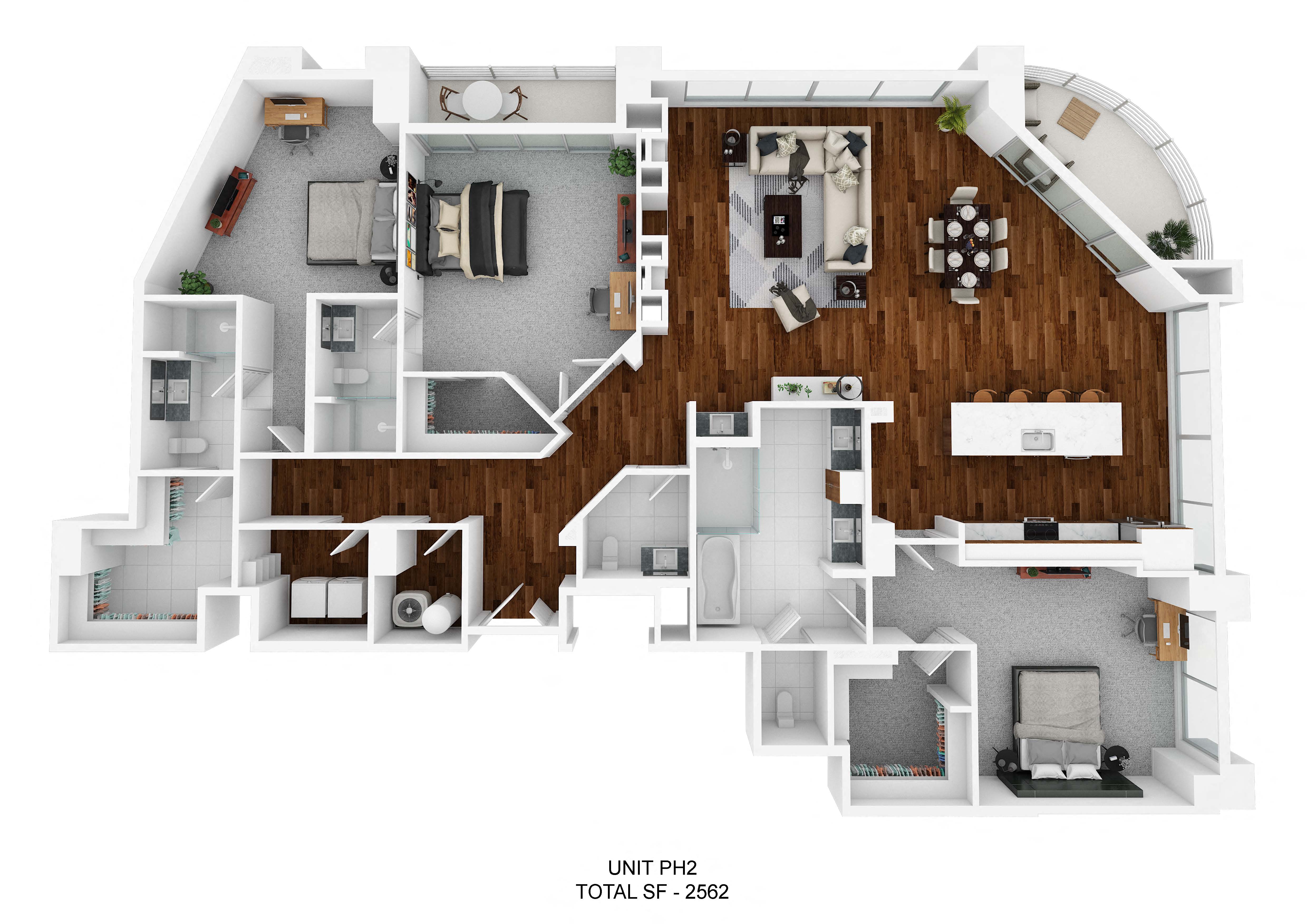 hematichematichematic diagram of a 3d floor plan of a house with a